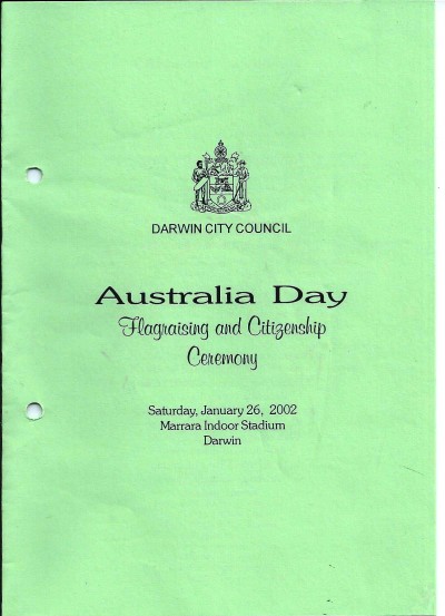 Australia Day Citizenship ceremony